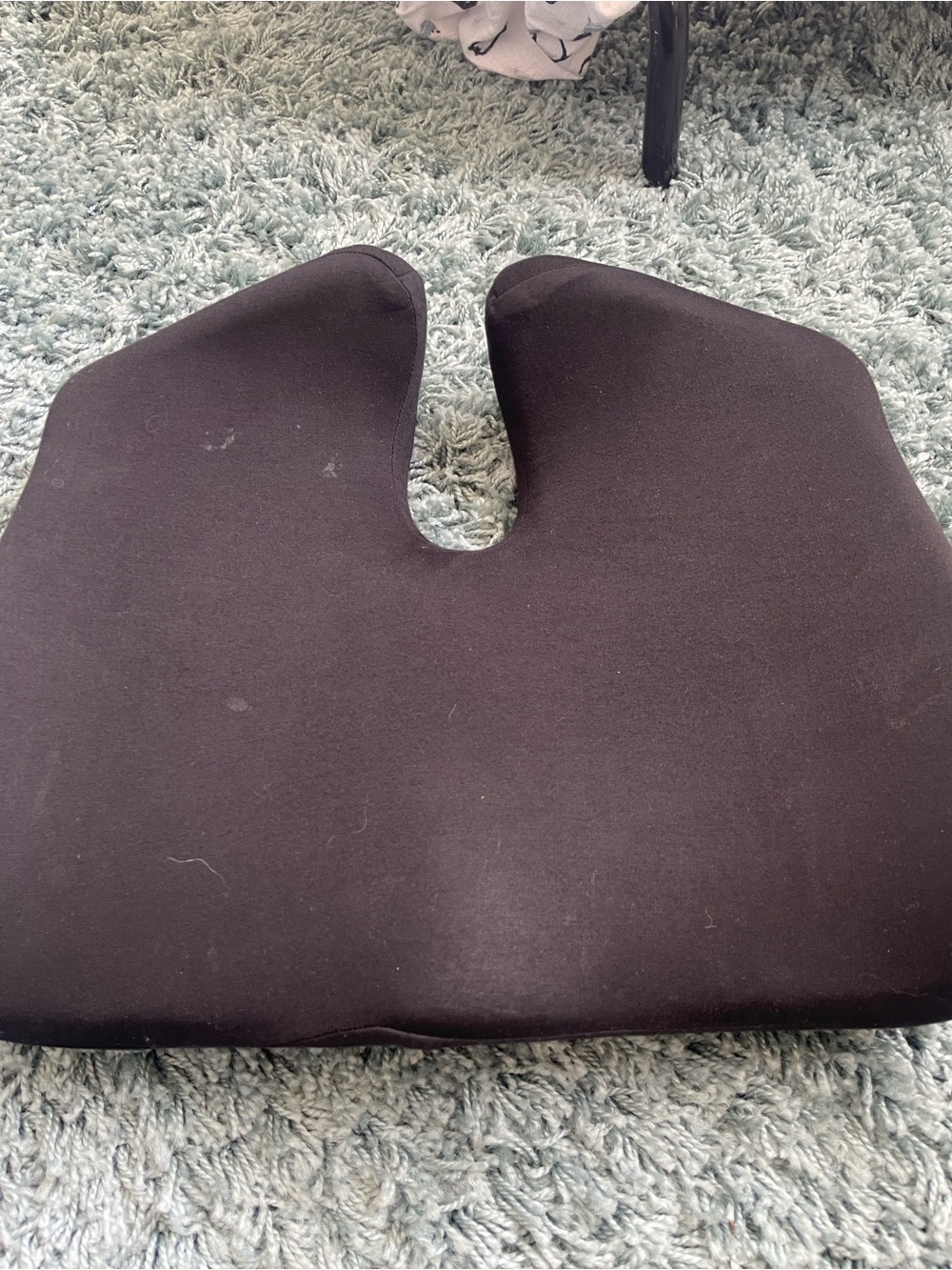 Ergonomic Black Comfort Seat Cushion